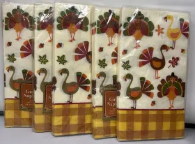 Momentum Brands 876416093215 Thanksgiving Fall Guest Napkins 2-ply 13 In X 15 By 5 Pack
