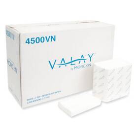 Morcon Tissue 4500vn Valay Interfolded Napkins 2 Ply White 6.5x8.25 Bulk Case 6000 Count 265v