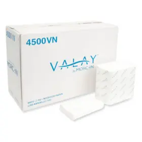 4500vn Morcon Tissue Valay Interfolded Napkins 2 Ply White 6.5x8.25 Bulk Case 6000 Count 265v