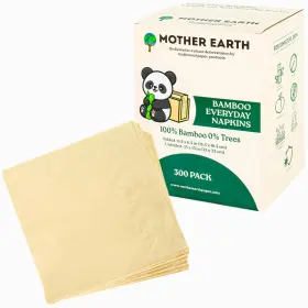 En50 Mother Earth Bamboo Everyday Napkins - 2 300 Light Brown