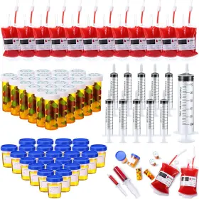Gei-motionchic-0718 Motionchic 101 Pcs Nursing Graduation Party Supplies Set Iv Blood Bags For Drinks Urine