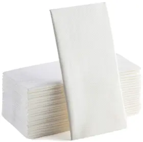Moyes Home 798911390715 50 Count Disposable Hand Towels For Bathroom - Pack Of 1 White
