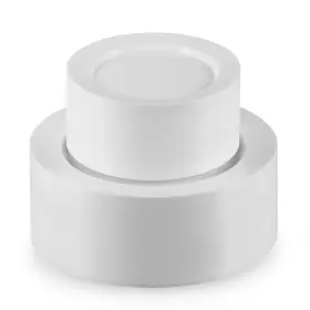 Munfix 810065461186 100 White Plastic Plates Set 50 Pcs 10 Inch Dinner And 7 I