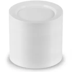 Mp7100w Munfix 100 White Plastic Plates Set 7 Inch Dessert Appetizer Fancy Disposab