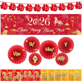 Yncjzs01 Muouakate Tet Decorations 2026 Vietnamese New Year With Multicolor