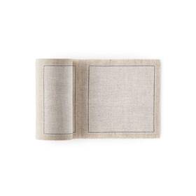 My Drap Sla11/103-2 Linen Cocktail Napkins Natural Color Cloth Reusable Party Kitchen 50 Pcs