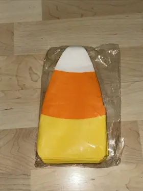 My Mind S Eye 699464256100 Halloween Candy Corn Shaped Paper Guest Napkins 32 Count