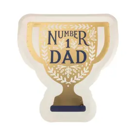 My Minds Eye 699464287135 Number One Dad Trophy Paper Plates