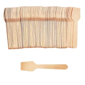 Ycxys-210309 Myyzmy Mini Wooden Spoons4inch 200pcs Disposable Ice Cream Dessert Spoonsbiodegr