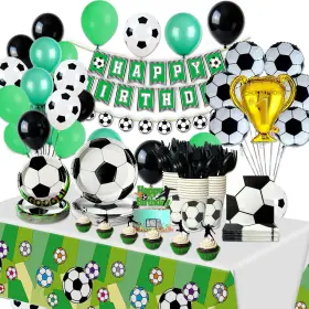 Nwx231 Naiwoxi Soccer Party Decorations Tableware For 24 Guests Banners Bal Nwx231 Naiwoxi Soccer Party Decorations Tableware For 24 Guests Banners Bal