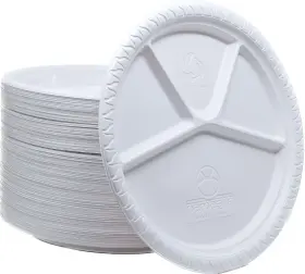 Plates12.5 Namaste Party Plates 695928395392 100 Dinner Inch Platter Size Ecofriendly Compostable Mi