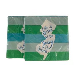 Nantucket 039938458522 2 Packs Ftlife Is Better At The Jersey Shoreft Dinner Napkins - 40 Ct Total
