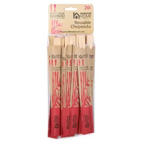 Natural Brands Home 711473406786 Disposable Bamboo Chopsticks Pack Of 20 Sustainable 100