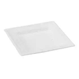 Natures Party 282556142169 Square Sugarcane Plate 6.2 Inch Length X Width White Pack Of 576