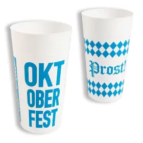 As-ada-15340 Ne-as 48-pc Oktoberfest Prost Design Giant 32oz Plastic Beer Tumblers Reusable #340