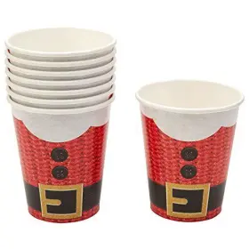 772065 Neviti Santa Suit Paper Cups