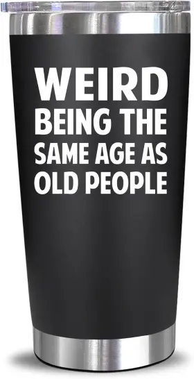 Neweleven 850050994749 Gifts For Men Women - Funny Gag 20 Ounces Weird Being Black