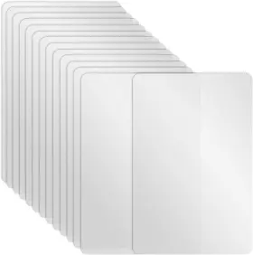 Neworkg 630282634541 17 Pack Plastic Placemats Table Mats Heat Resistant X 11 Inches Clear