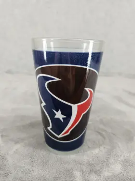 1dcl7230 Nfl Texans Stadium Cup Afc South 2011 Glass Football Merchandise 6 Inch Tall