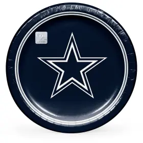 990299857 Nfl Artstyle 10 Inch Dinner Paper Plates Dallas Cowboys 85 Count