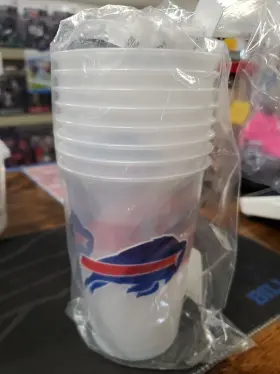 990304702 Nfl Artstyle Buffalo Bills Tailgate Bundle. Plates Napkins Tablecloth And Cups