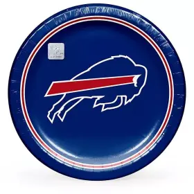 Ds-990304702-buffalo-bills Nfl Artstyle Dinner Paper Plates Disposable 10 Inch 85 Ct. Buffalo Bills