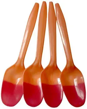 P2100or Ni Zmir 639580031045 Go-2 Products Color Change Spoons Medium Weight 5 Inch 2.9g Orange To