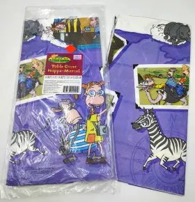 Nickelodeon 726528020909 Pair Vintage 2000 Wild Thornberrys Birthday Paper Table Cover Tablecloth 54 Inch 89
