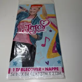 77543 Nickelodeon Jojo Siwa Rainbow Plastic Table Cover Birthday Party Supplies Decoration