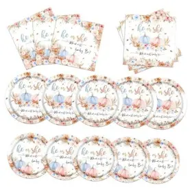 Nifestyle 717025627906 Fall Pumpkin Gender Reveal Decorations 60pcs What Will Our Little Be