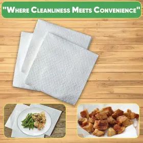 Pelunchnapkins12x12-500ct Nobrand Paper Lunch Napkins. 500 Count Napkins 1 Ply White. 12 X