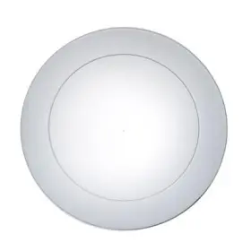 N68021 Northwest Enterprises 6 Inch Plastic Party Plate Clear 80 Count