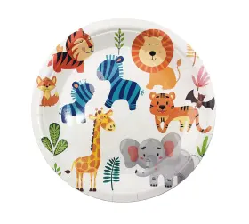 Noviperow 747607210844 7 Inch Disposable Plates 50 Pcs Paper Tableware Party Supply