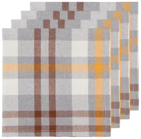Now Designs 064180316436 Second Spin Plaid Maize 85% Recycled Cotton 15% Polyester W20 X L20