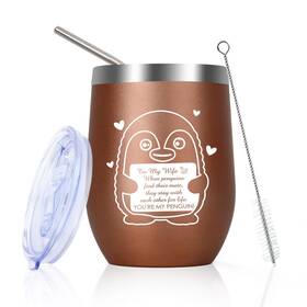 Nsetriu Nsetriu-202510301643 Insulated Tumblers Wife Valentines Day Gifts 12 Ounces To My