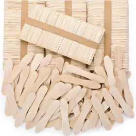 Ao-nuogo-117 Nuogo 1500 Pcs Wooden Ice Cream Sample Spoons Bulk Disposable Honey Gelato Tasting