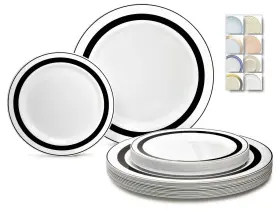 57-120 Occasions Finest Plastic Tableware 3155/57-120 120 Inch 240 Plates Pack Guests Heavyweight Premium Wedding Party