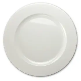 Occasions Finest Plastic Tableware 688948664173 Inch 120 Pcs Chargers Pack Count Of 1 Plain White