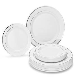 Occasions Finest Plastic Tableware B01mcwswcn 120 Plates Pack60 Guests