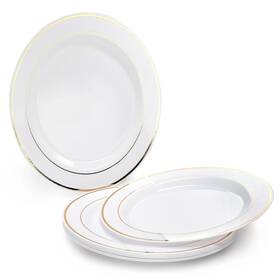 Occasions Finest Plastic Tableware B06w5xmtw6 40 Plates Pack Heavyweight