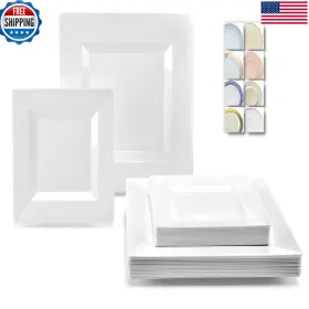 B072fjm3cz Occasions Finest Plastic Tableware 240 Plates Pack120 Guests Wedding