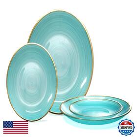 Occasions Finest Plastic Tableware B0d5ywkymc 50 Plates Pack 25 Guests-wedding