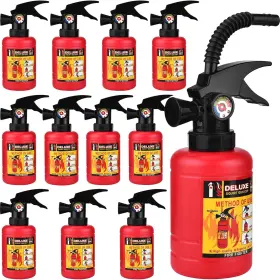 Official 711181927436 12 Pcs Fire Extinguisher Cups With Lids And Straws 10 Oz Plastic Race Car Party
