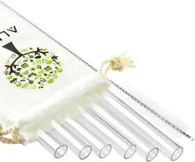 Official 726084996427 Reusable Clear Smoothie Straws 10 In X Mm Jumbo Tritan Hard Plastic Drinking