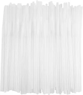 Fc06200-clear Official 200 Pcs Flexible Clear Plastic Extendable Drinking Straws Extra Long Disposable