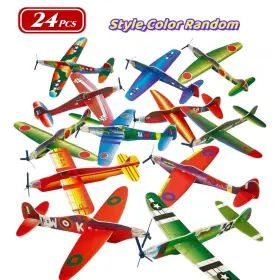 Onestop-stores 313054924902 24 Pcs 8 Inch Ww Ii Glider Planes - Birthday Party Favor Plane Great Prize Gli