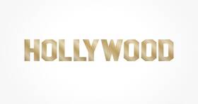 Oriental Trading 13751707 Stunning 3 Ft. Hollywood Sign Cardboard Cutout Stand-up - 9 Pc