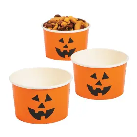 13846599 Oriental Trading Jack-oft-lantern Paper Snack Cups Party Supplies 25 Pieces