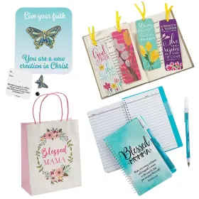 Oriental Trading 195130401343 Religious Mother S Day Reading And Writing Gift Kit Assortment For 24