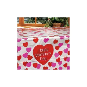 Oriental Trading 32/660 Valentine Plastic Tablecloth Party Supplies 1 Piece